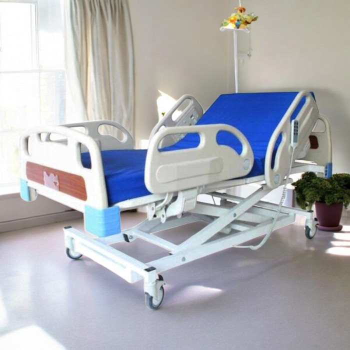 3 Motorlu Asansörlü Full ABS Hasta Yatağı ES-153/A