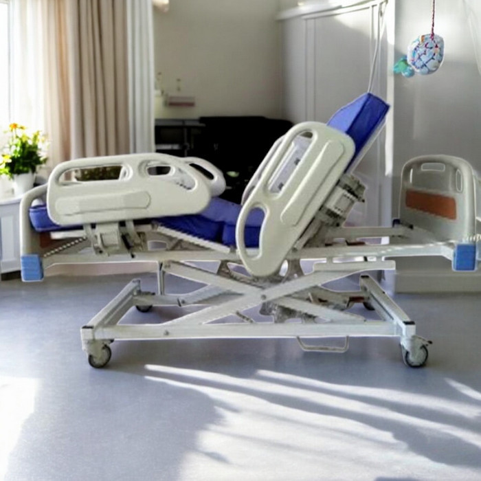3 Motorlu Asansörlü Full ABS Hasta Yatağı ES-153/A