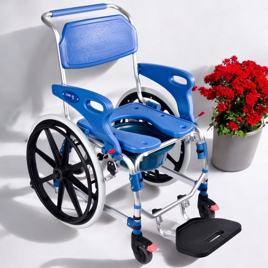 Comfort Plus DM-72 Banyo ve Tuvalet Özellikli Tekerlekli Sandalye 