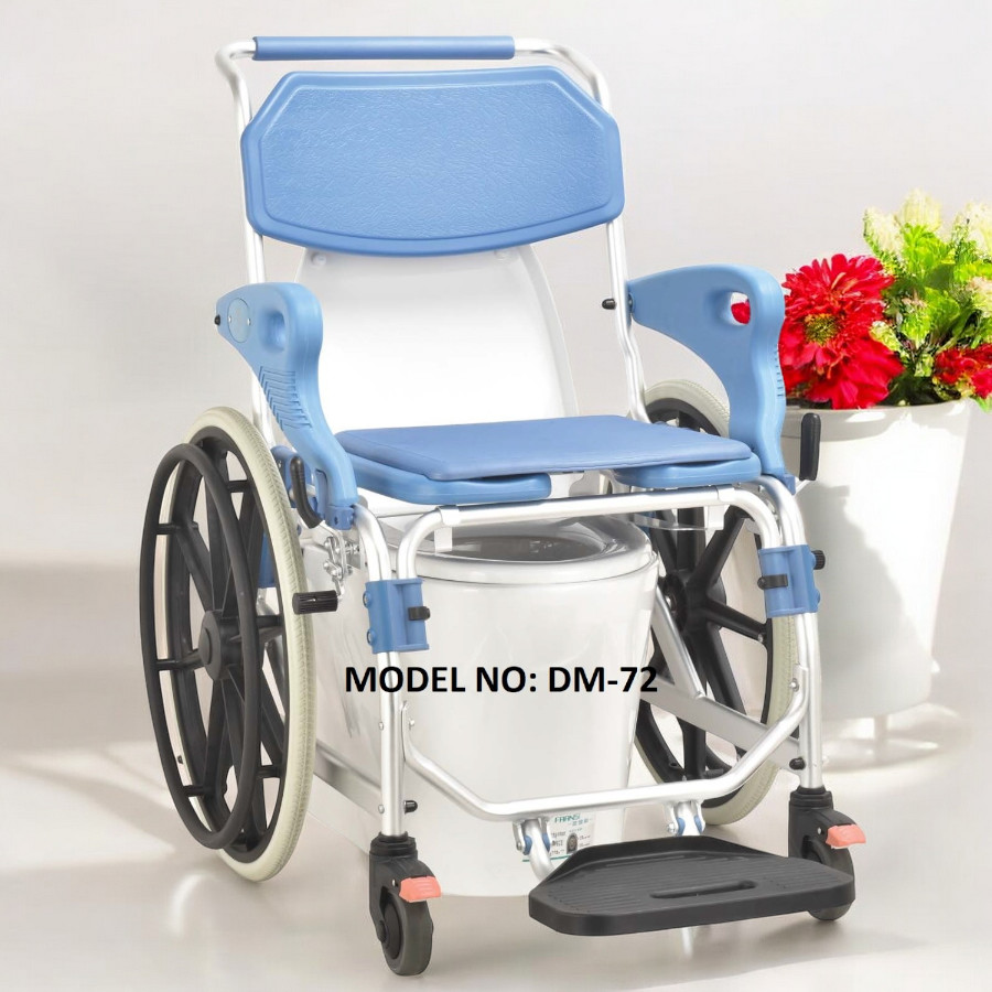 Comfort Plus DM-72 Banyo ve Tuvalet Özellikli Tekerlekli Sandalye 