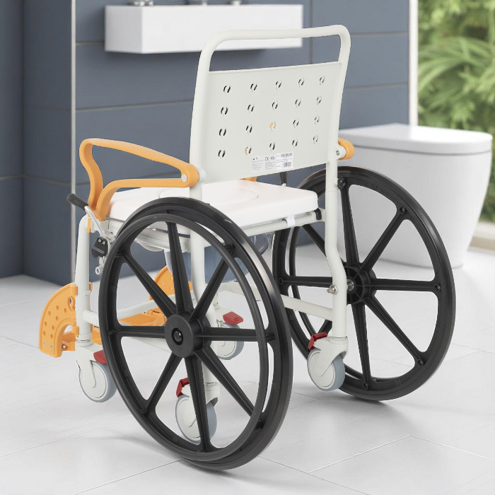 Comfort Plus DM-8088D Soft Turuncu Banyo ve Tuvalet Tekerlekli Sandalye