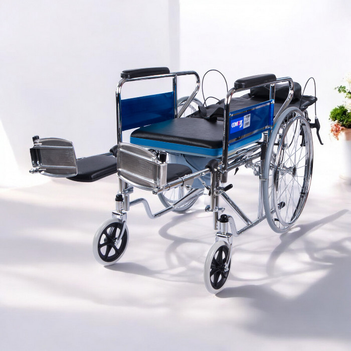 Comfort Plus DY02609GC Sırtı Yatar Tuvaletli Tekerlekli Sandalye