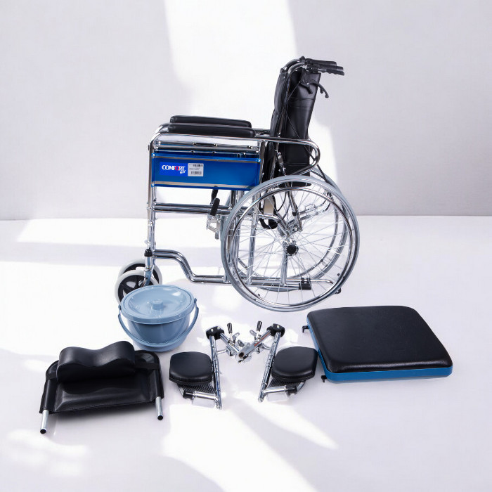 Comfort Plus DY02609GC Sırtı Yatar Tuvaletli Tekerlekli Sandalye