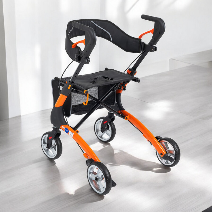 Comfort Plus DY049147L Turuncu Karbon Fiber Rolatör