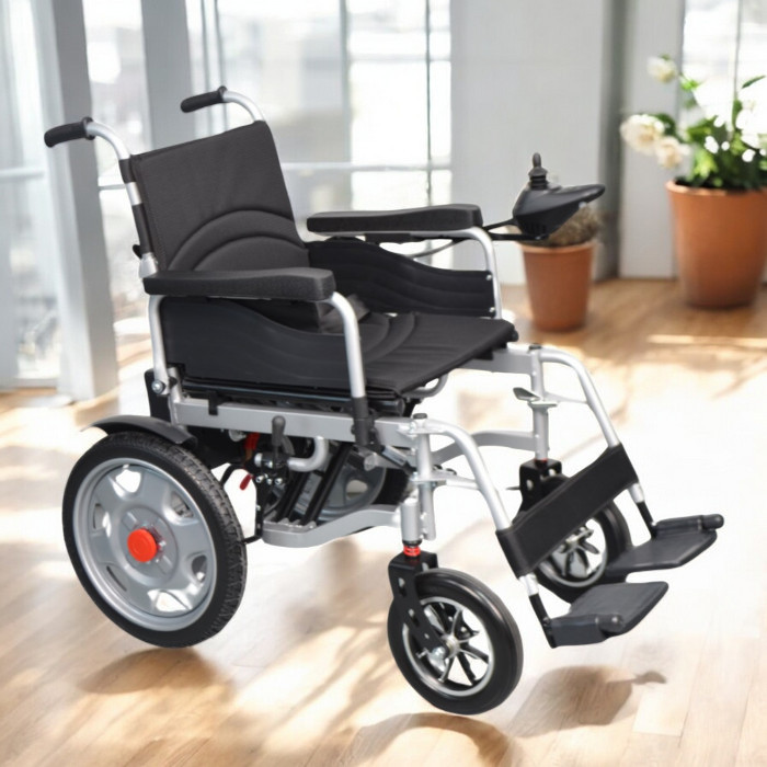 Poylin P200E-2024 Katlanabilir Akülü Tekerlekli Sandalye