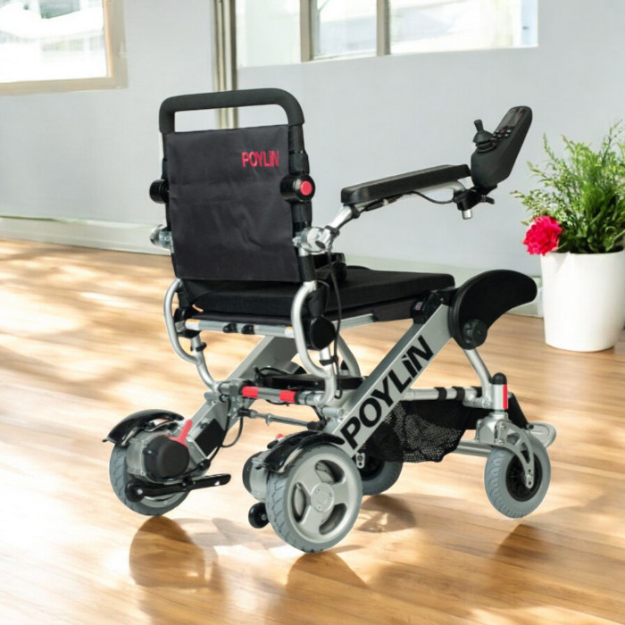 Poylin P207 Ultra Hafif Katlanabilir Akülü Tekerlekli Sandalye