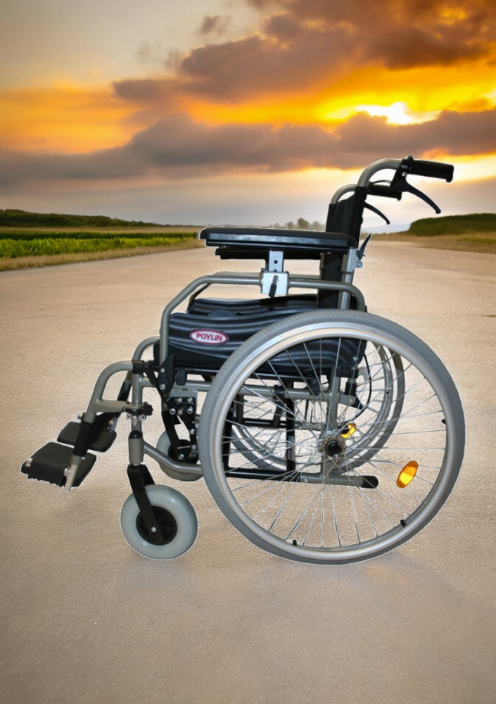 Poylin P967 Alüminyum Hafif Tekerlekli Sandalye