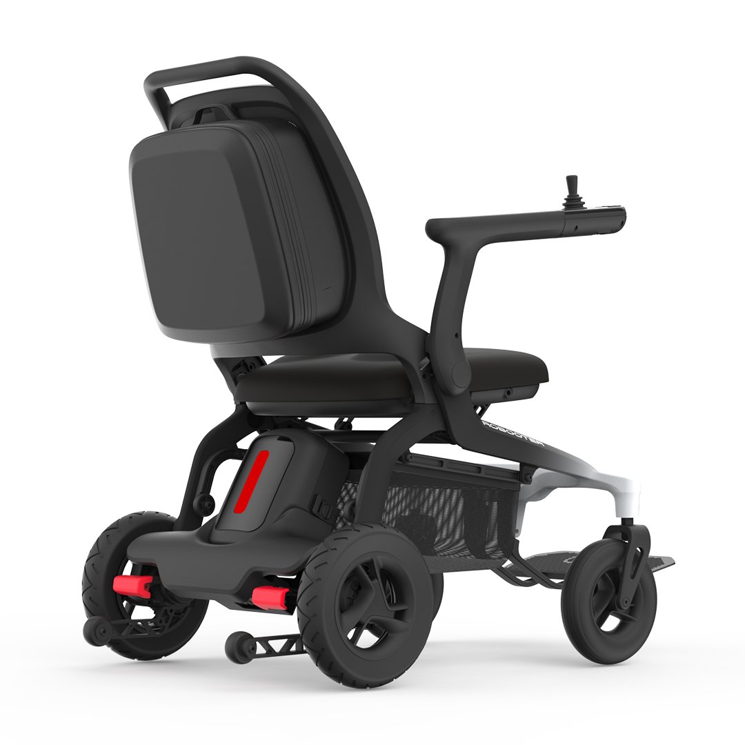 Robooter E80 Karbon Fiber Hafif Katlanabilir Akülü Tekerlekli Sandalye