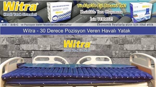 30 Derece Pozisyonlu Boru Tipi Havalı Yatak 