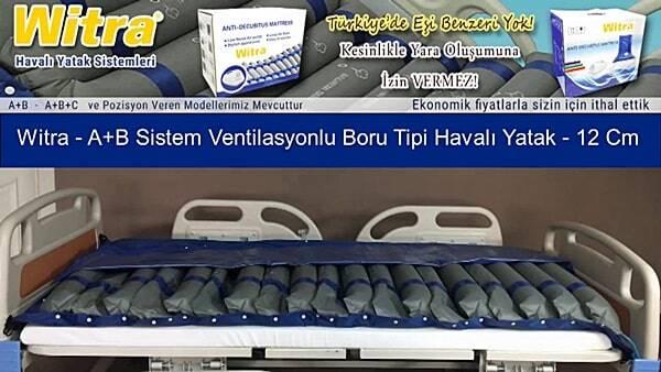Witra Boru Tipi Havalı Yatak 12 Cm ES-600/W